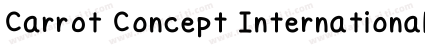 Carrot Concept International字体转换